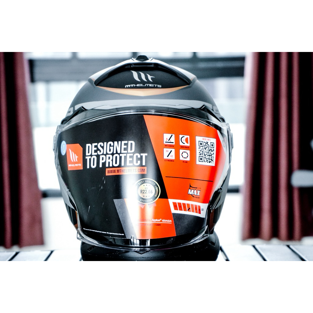 MT Helmet : COSMO SV CRUISER MATT GREY