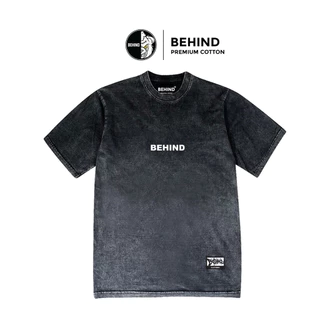 เสื้อยืด 𝗕𝗘𝗛𝗜𝗡𝗗 แขนสั้น Oversize " BHX04 "