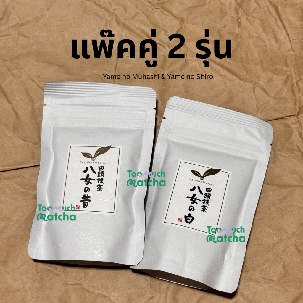[Matcha-มัทฉะ พร้อมส่ง] Tagashira Yuicha - GABA Hoshino โทนข้าวโพด /Yame no Mukashi โทนถั่วสโมค เกรด
