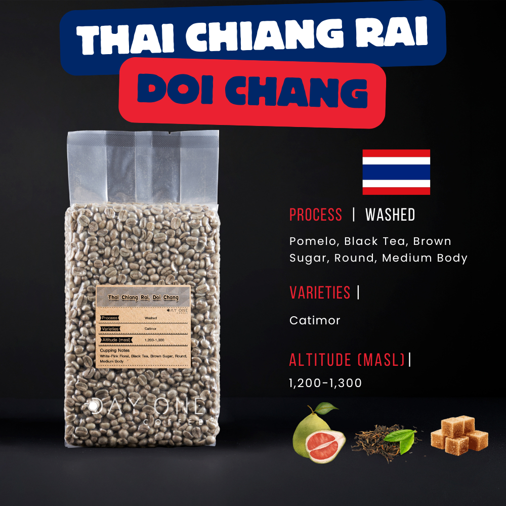 เมล็ดกาแฟดิบ Thai Chiang Rai, Doi Chang (DAY ONE COFFEE)
