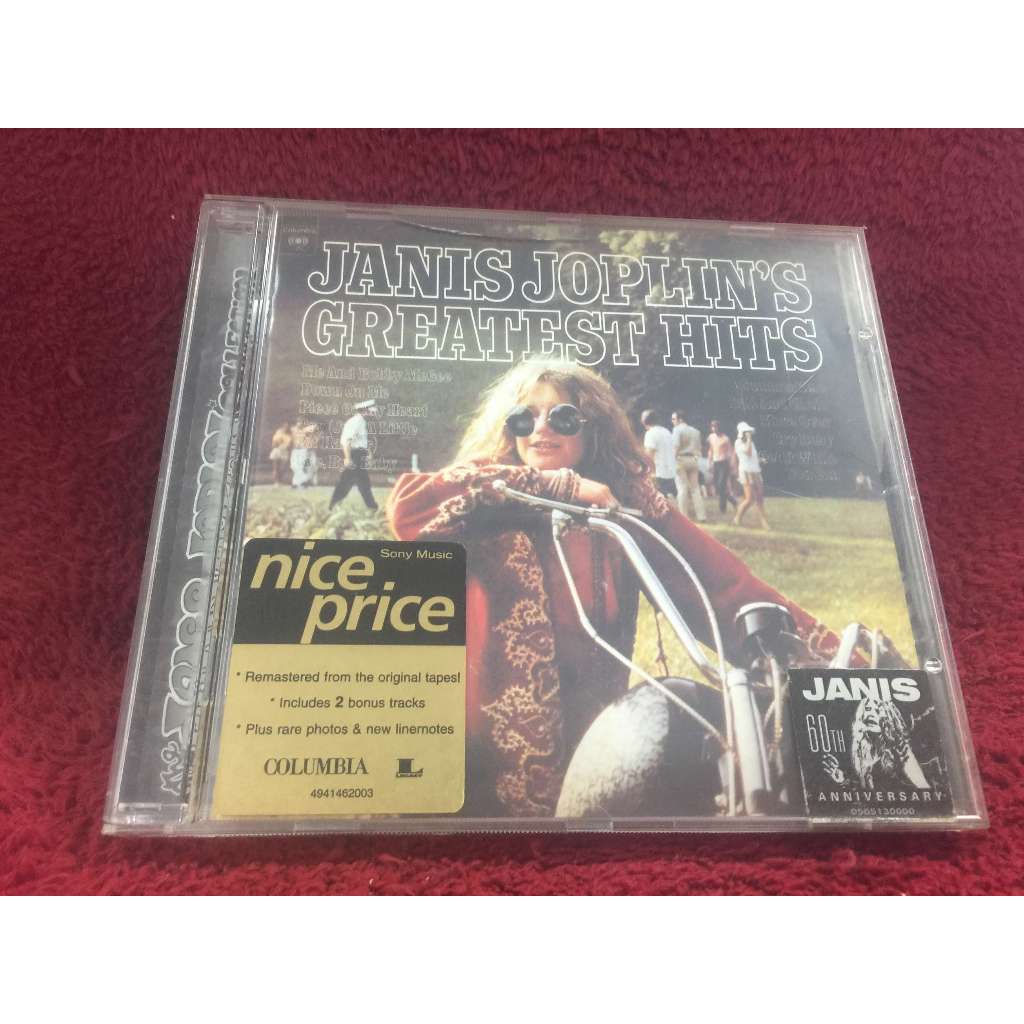 CD Janis Joplin – Janis Joplin's Greatest Hits สภาพตามรูปปก ZA350-25