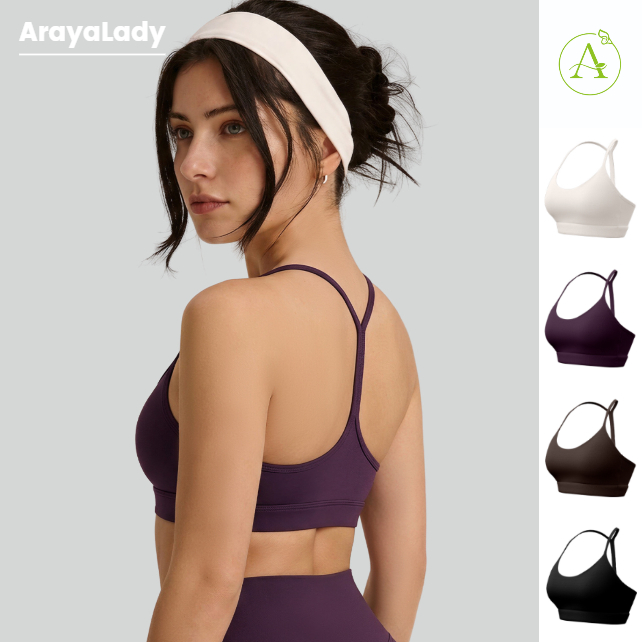 ArayaLady Sport Bra สปอร์ตบราสายเดี่ยวเว้าหลัง รูปตัว Y ทรงสวยใส่สบาย รุ่น AB-OMMN070