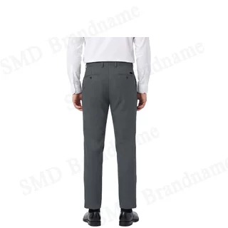 Arrow กางเกงสแล็คผู้ชาย ขายาว ทำงาน รุ่น Easy Move Slim Fit (Dark Grey) Code: MEBS706S2BSDG