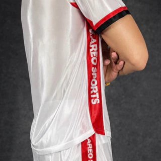 เสื้อ_jAreo_ผ้ามันเงาบาง_สีขาว_แถบแดง