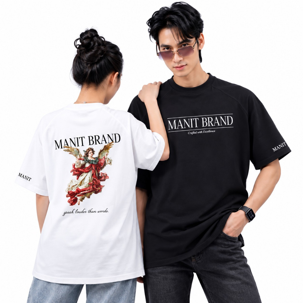 New Collection Section 2 Angel Baby MANIT | คอตตอนนุ่มพรีเมียม 100% | ใส่ได้ทุกวัน ทุกโอกาส | เสื้อยืดโอเวอร์ไซส์