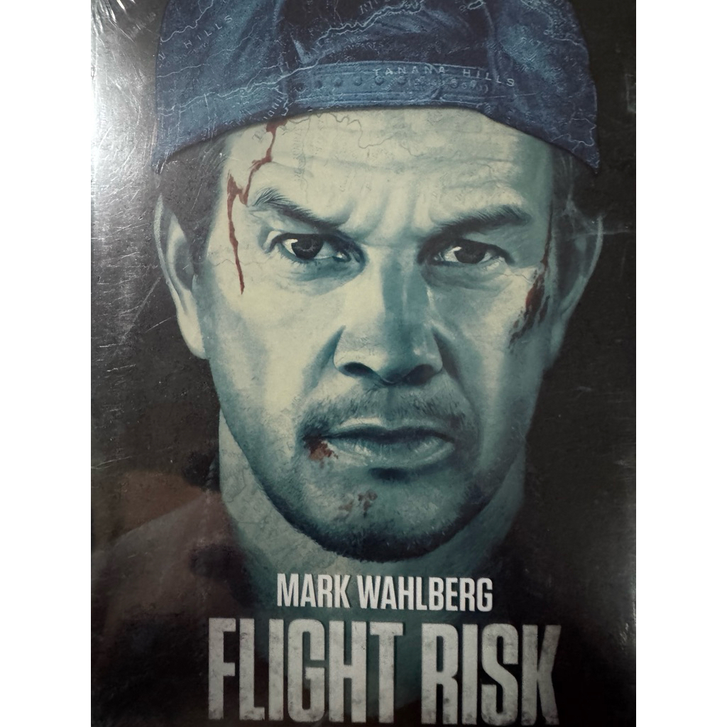 Flight risk 4k+bluray steelbook มือ1 ไม่มีไทย แผ่น usa