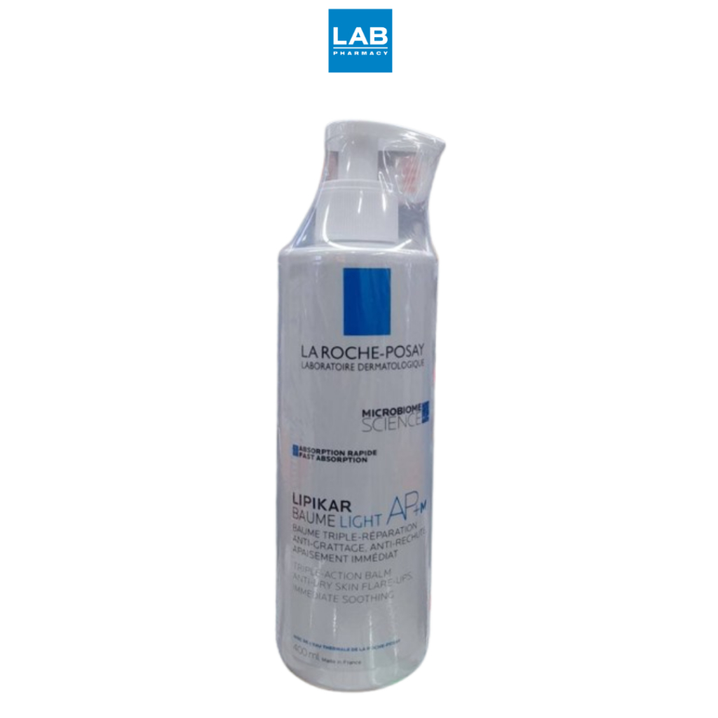 LA ROCHE-POSAY Lipikar Baume Light AP+M 400 ml. - บาล์มบำรุงผิวหน้าและผิวกาย 400 มล.