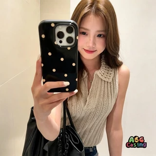เคสโทรศัพท์สำหรับ IPhone 17 12 13 14 16 11 15 ProMax 8 7 15 14 16 Plus SE 2020 X XR XS Max สุนัขที่มีลายดอกเล็กๆน่ารัก