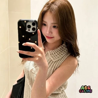 เคสโทรศัพท์สำหรับ IPhone 17 12 13 14 16 11 15 ProMax 8 7 15 14 16 Plus SE 2020 X XR XS Max สุนัขที่มีลายดอกเล็กๆน่ารัก