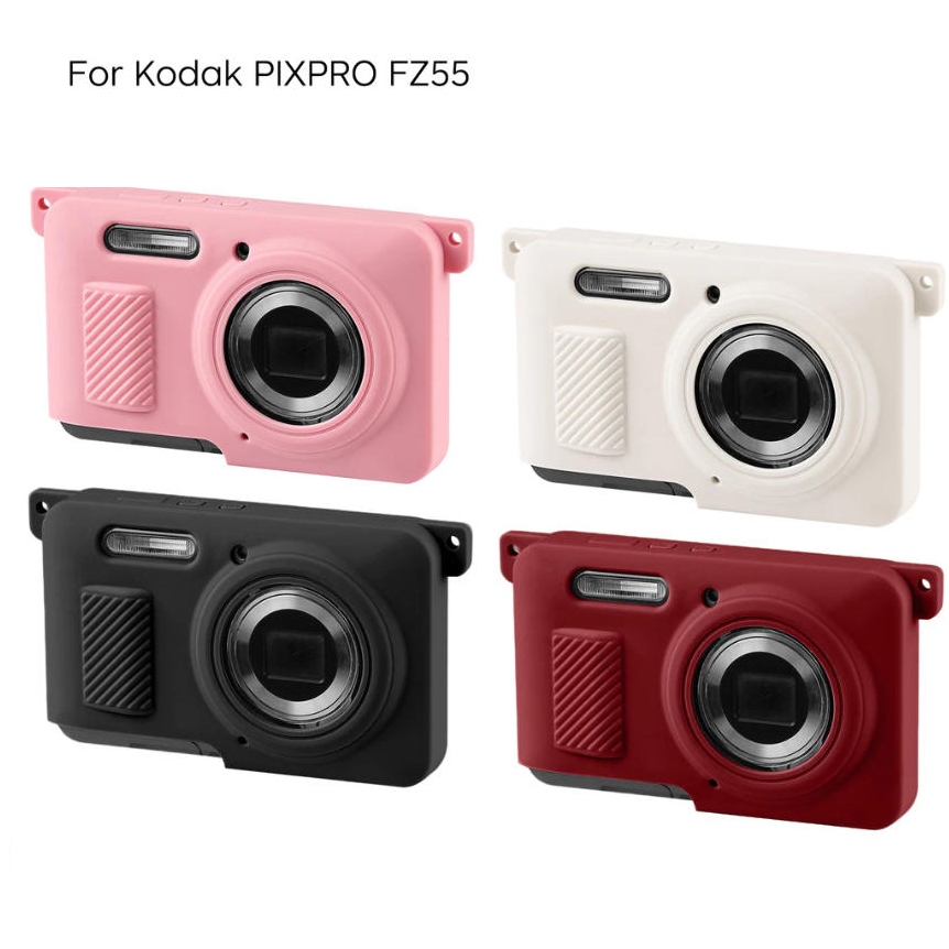 FZ55 เคสซิลิโคนเคสกล้องสําหรับ KODAK PIXPRO FZ55 ปลอกกล้องดิจิตอล