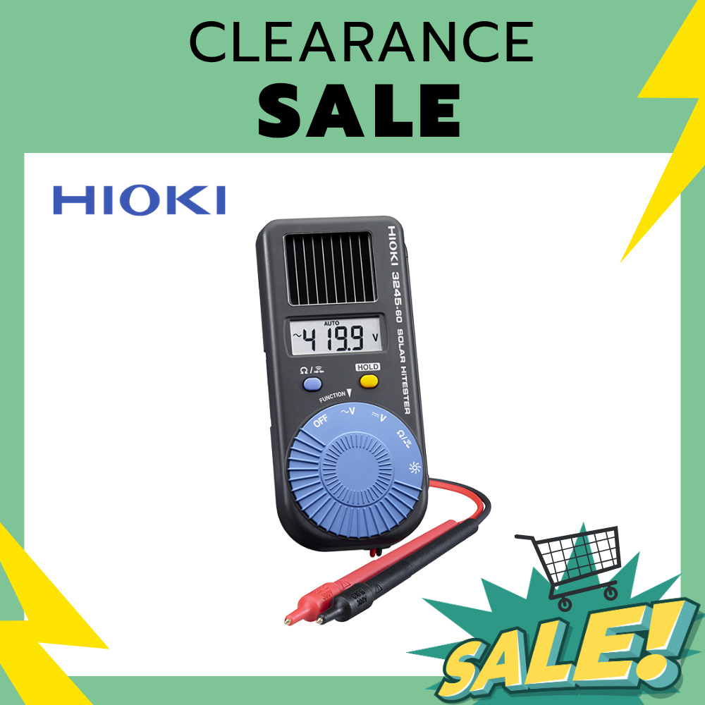HIOKI 3245-60 มัลติมิเตอร์ชาร์จพลังงานแสงอาทิตย์ (SOLAR HiTESTER) ** สินค้าค้าง STOCK **