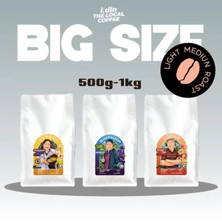 BIG SIZE / LIGHT MEDIUM ROAST / เมล็ดกาแฟไทย ขนาด 500g -1kg ราคาพิเศษ
