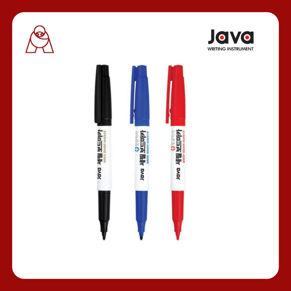 Java White Board Marker Fine Nib ปากกาไวท์บอร์ด