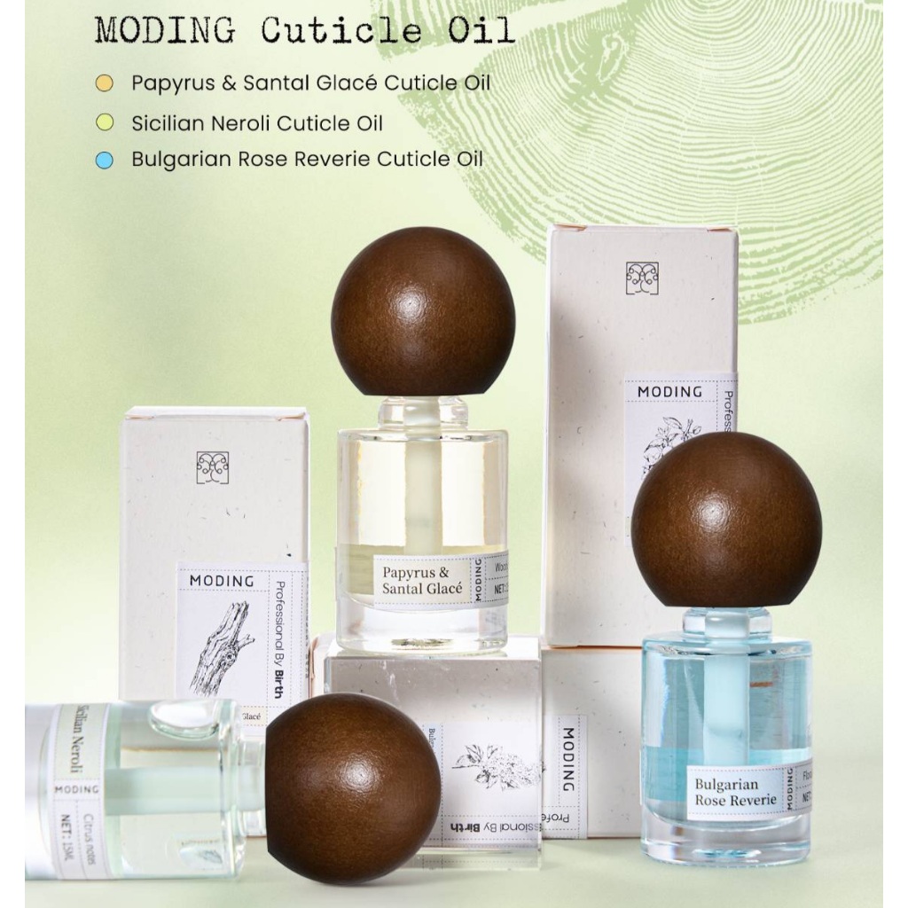 MODING ​ Cuticle Oil ออยล์บำรุงจมูกเล็บ ตัวเลือก 3 กลิ่น สารสกัดพรีเมียม บำรุงล้ำลึก