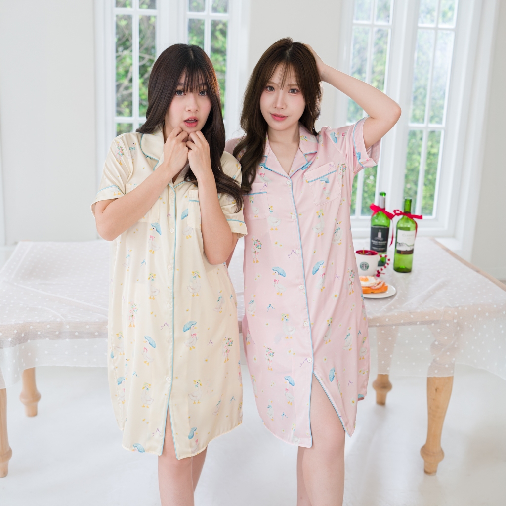 ชุดนอน LovelyNight กระโปรง Cozy Duck C30