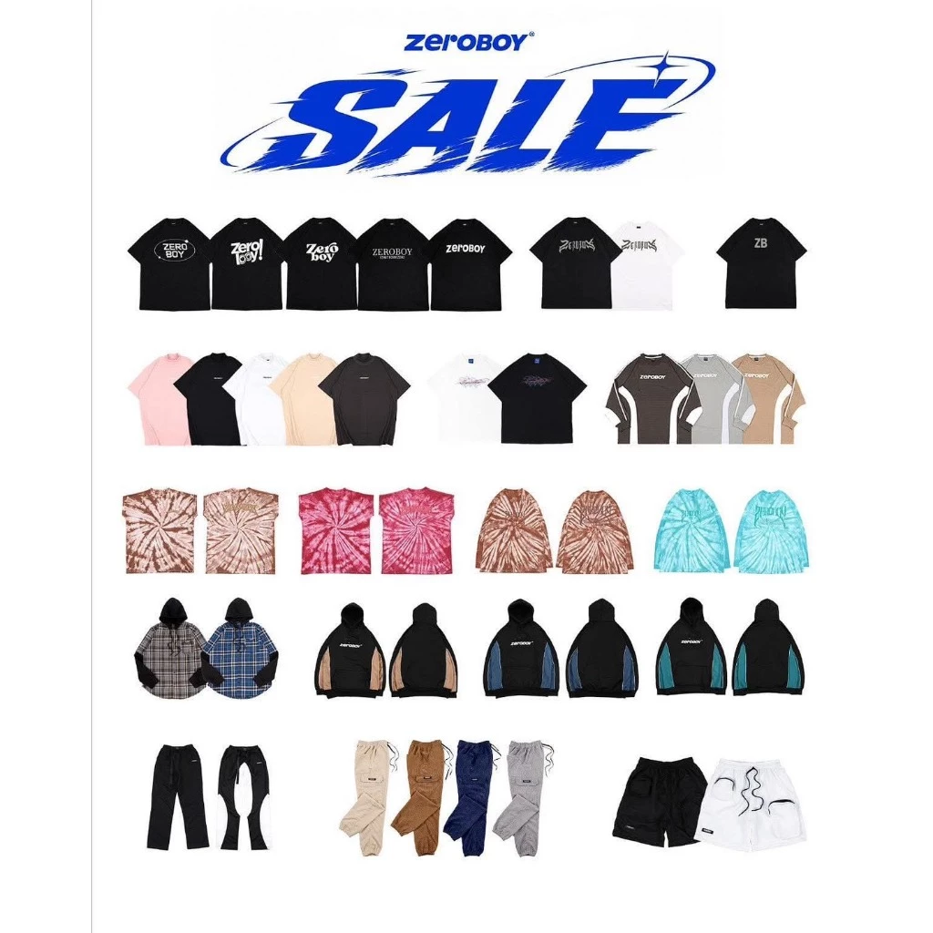 ZEROBOY® — 8.8 SUPER SALE ( ทางแบรนด์ขออนุญาต คละแบบสินค้าให้ในทุกออเดอร์ )