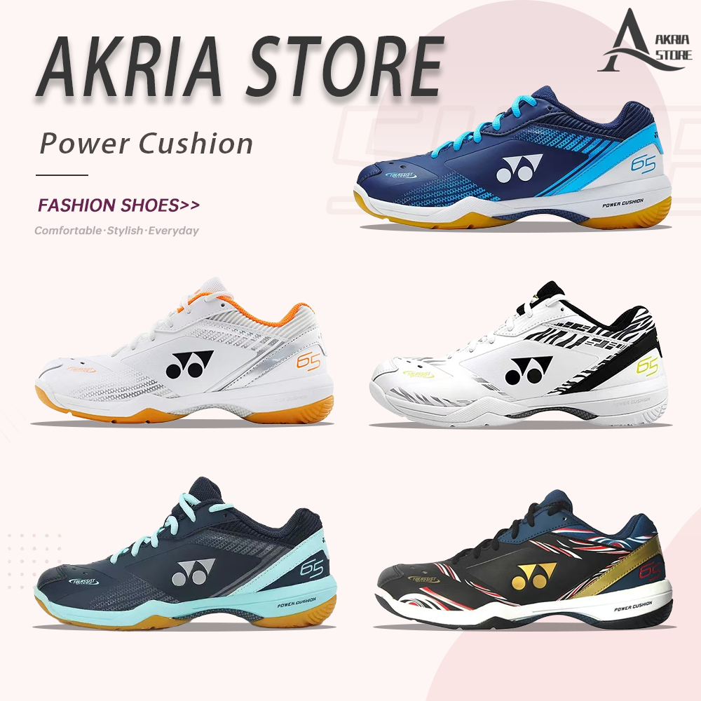 (รับหิ้วของจากเกาหลี ) รรองเท้าลำลองแฟชั่น ทันสมัยหลากหลาย YONEX Power Badminton Cushion 65 Z3 SHB65