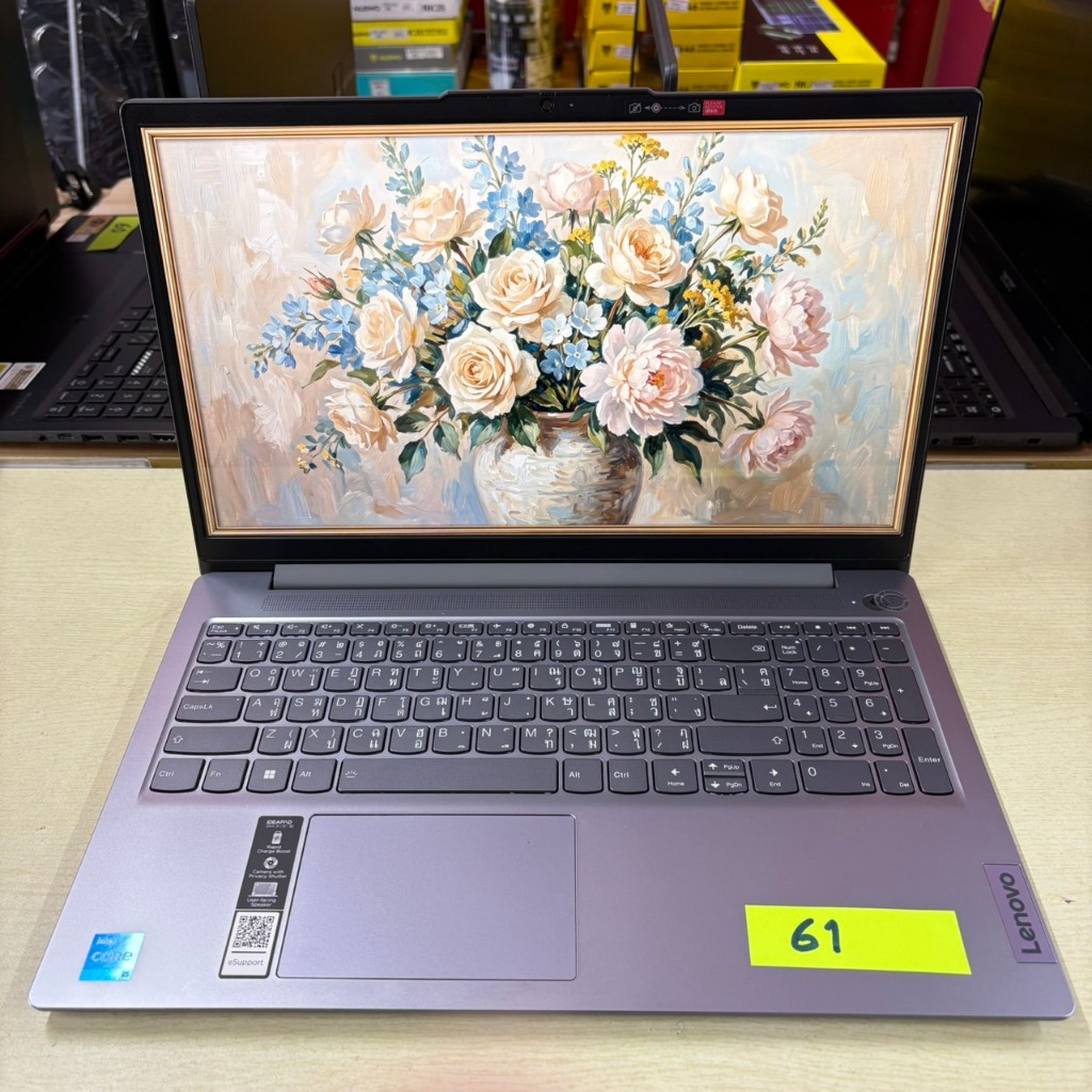 LENOVO  IDEAPAD  SLIM 3  15IAH8 - 83ER000JTA  ประกันศูนย์ Onsite 13/07/2027  สภาพเครื่องภายนอก  90%