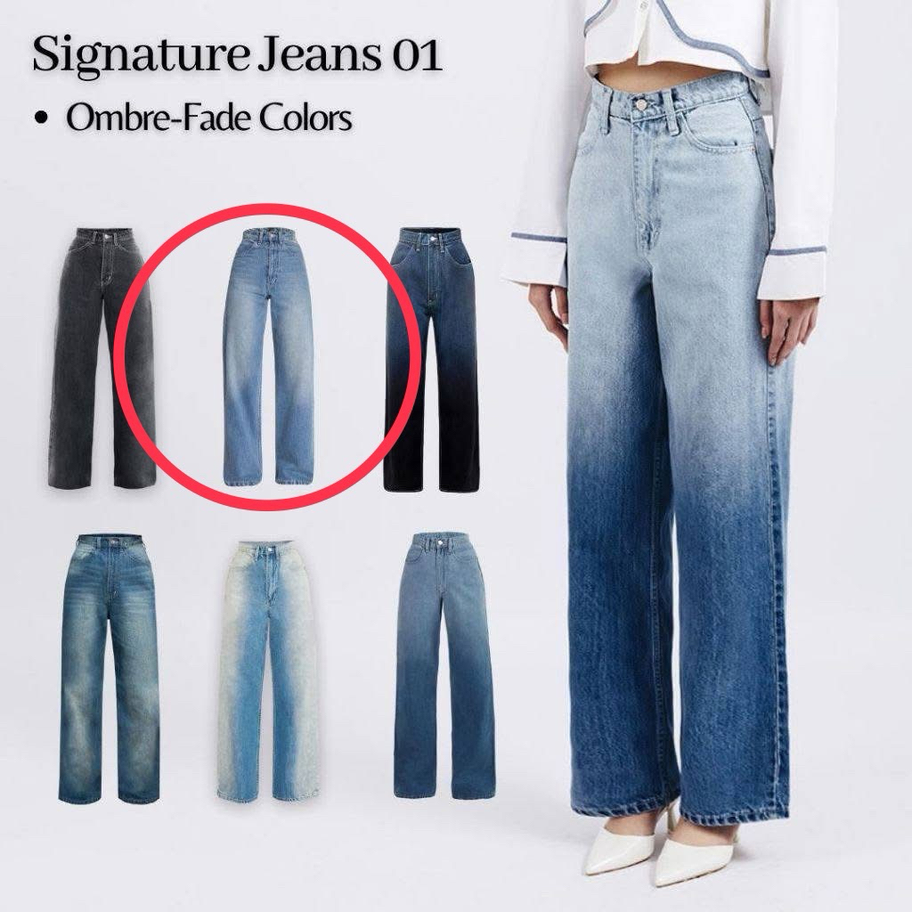 Merge Official - Signature Jeans 01 Ombre-Fade Colors (Sz.S used like new)