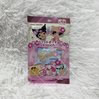 พร้อมส่ง ซองสุ่มกระเป๋าSanrio สุ่มกระเป๋าหูรูด สุ่มกระเป๋าซิปซานริโอ้ แบบสุ่ม เลือกลายไม่ได้ ของแท้จากDaiso Japan