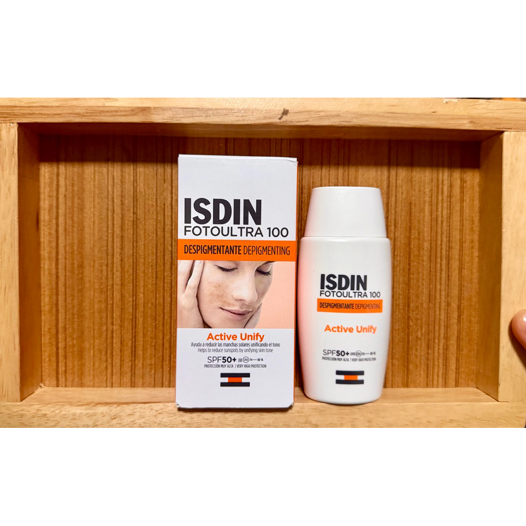 ฉลากไทย(exp.07/2028) ISDIN FOTOULTRA 100 ISDIN ACTIVE UNIFY FUSION FLUID SPF50+