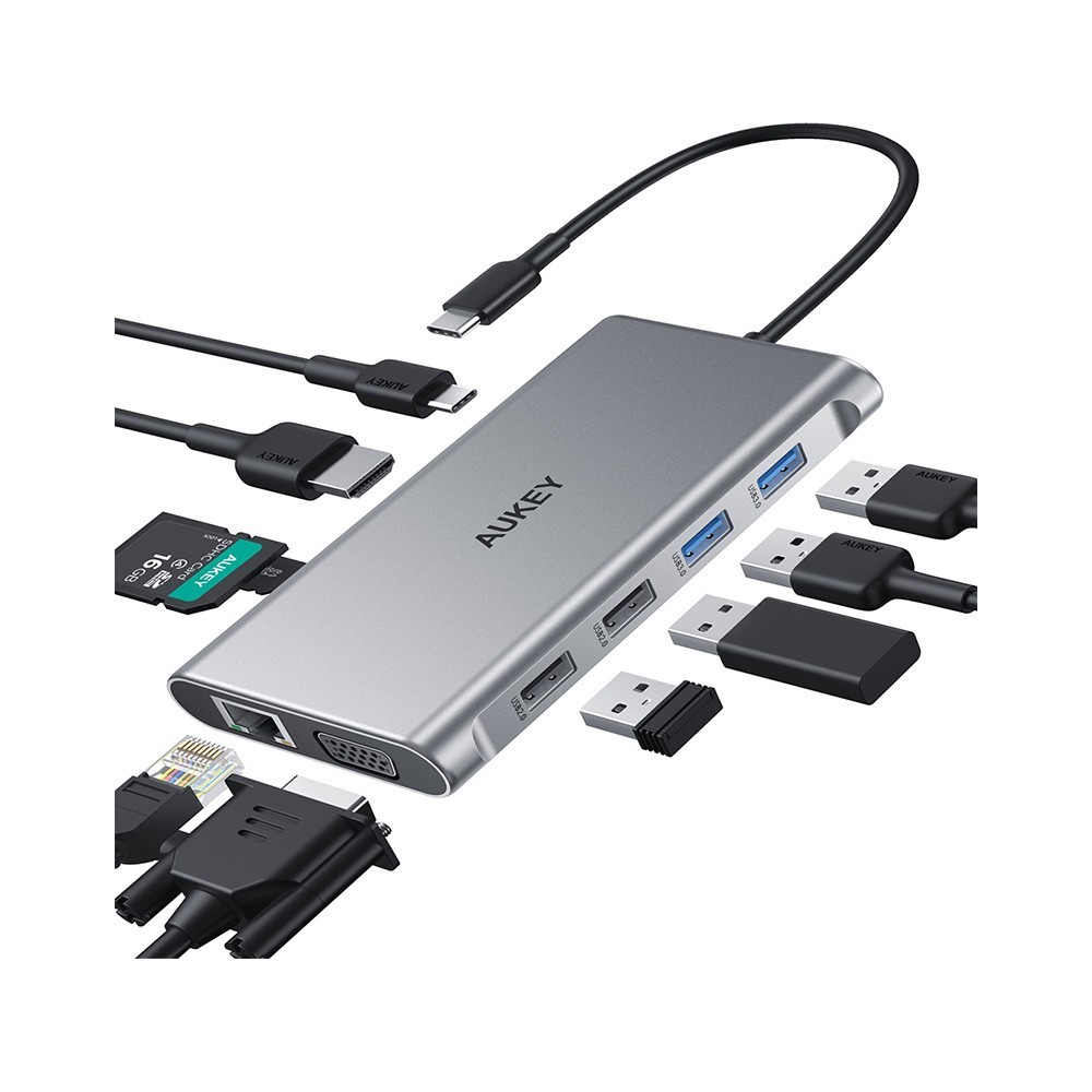 AUKEY CB-C89 10-in-1 USB-C Hub