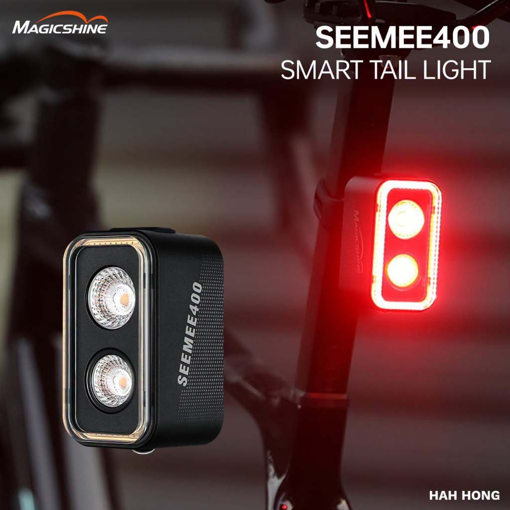 New2026 ไฟท้ายจักรยาน MAGICSHINE รุ่น SEEMEE 400 ANT+ ใช้เทคโนโลยี OptiTracing™ Light