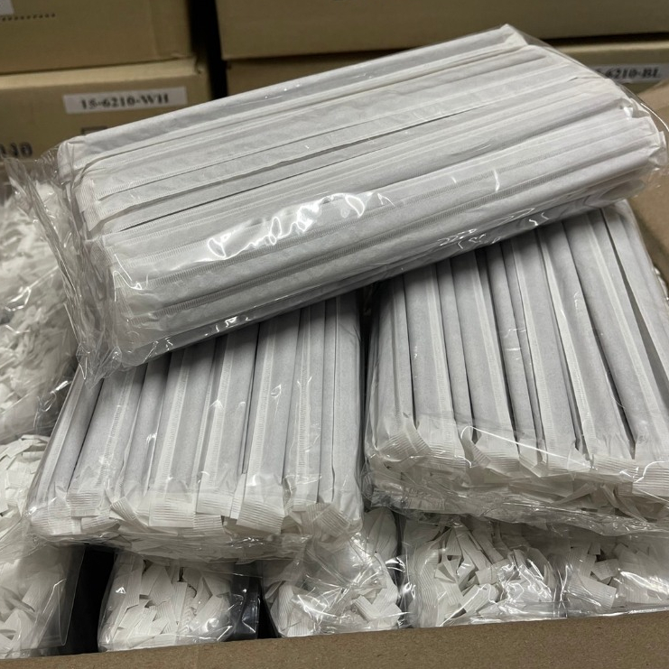 หลอดดูด หลอดน้ำ หลอดงอ 621 อนามัยบรรจุแยกชิ้น แพ็คละ 100 เส้น พร้อมจัดส่ง