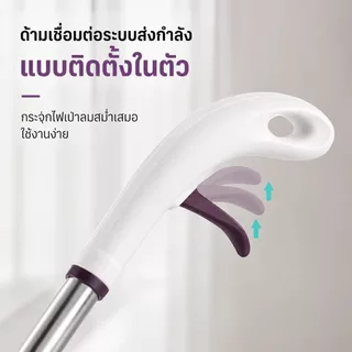 ไม้ถูพื้นแบบสเปรย์ Spray Mop หมุนได้ 360° พ่นน้ำ พร้อมผ้า ใช้ได้ทั้งเปียกแห้ง ซับน้ำดี ง่ายต่อการประกอบและถอดชิ้นส่วน