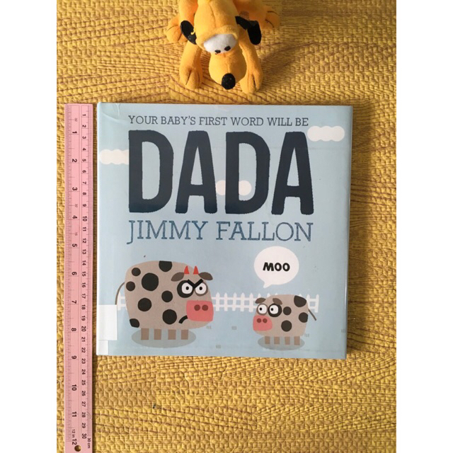 Your baby’s first word will be DADA by Jimmy Fallon : Hardback book (Pre-owned) หนังสือภาษาอังกฤษปกแ