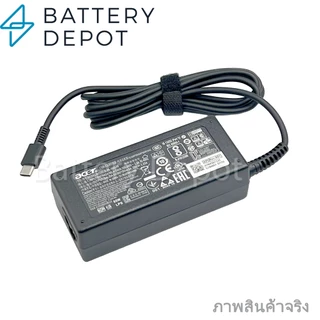 Acer Adapter ของแท้ Acer (สำหรับ Acer Lite AL14-51M, AL14-31P / Aspire Lite 16 AL16-52P Series) 65w Type-C สายชาร์จ Acer