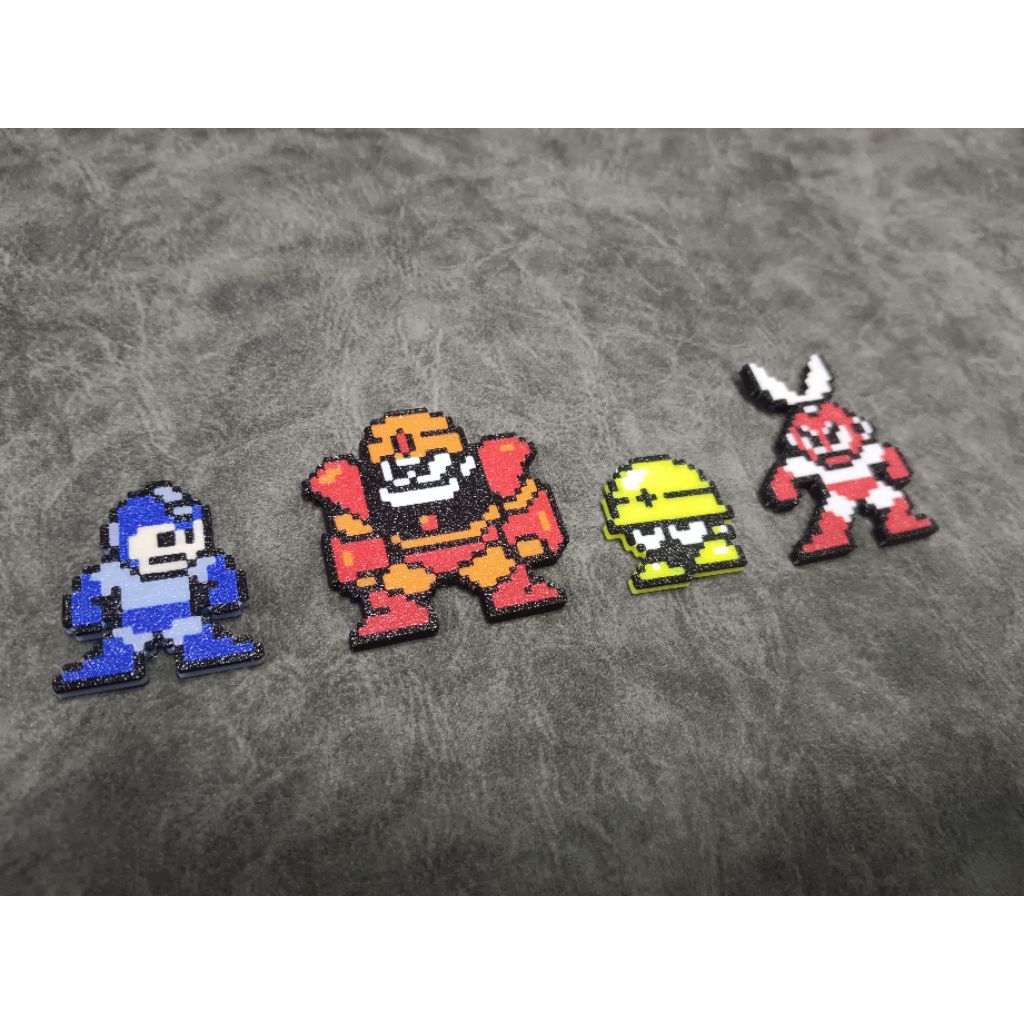 แม่เหล็กติดตัวเย็นset 4 ตัว 3D rockman