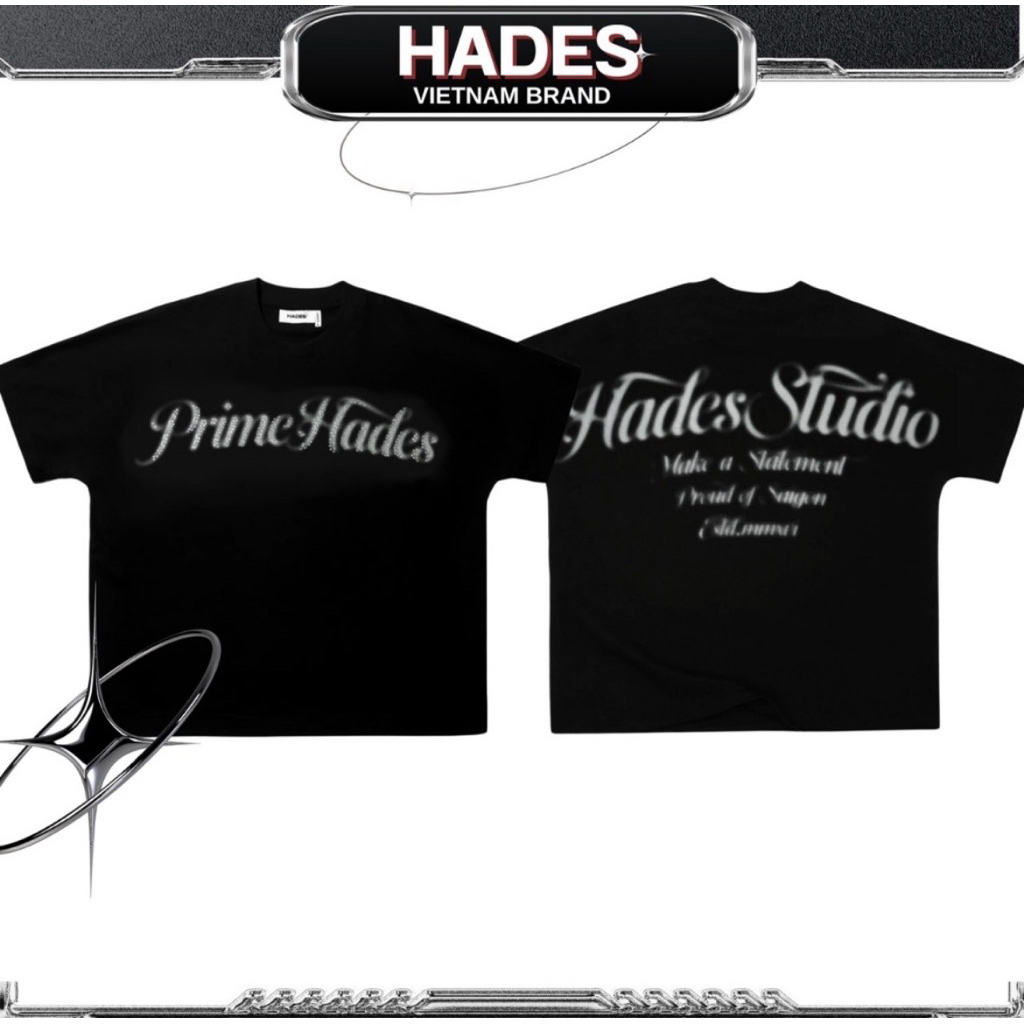 (พร้อมส่ง)🇻🇳Vietnam Brand | HADES BLACKOUT TEE