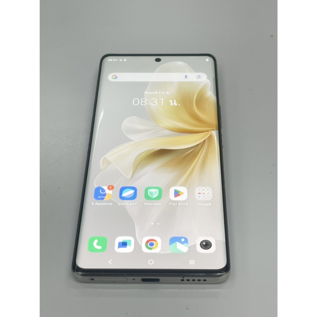 vivo V30e 5G 8+8 256 GB ขาว ไม่เคยซ่อม สแกนได้ แบตนาน ราคถูกใจ