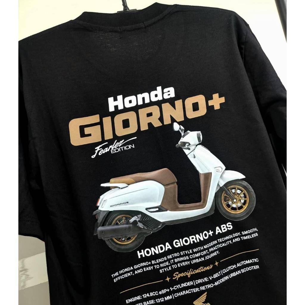 [𝐅𝐄𝐀𝐑𝐋𝐄𝐙 ร้านจริง] - Giorno เสื้อยืดคอกลม ผ้าCotton USA