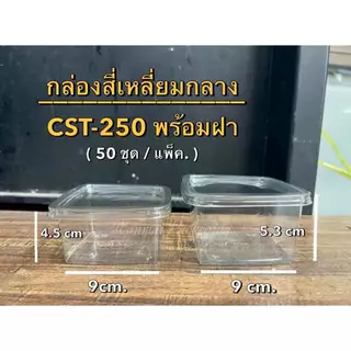 กล่องสี่เหลี่ยม M020,CST250,CST300,M021 บรรจุ 50ใบ