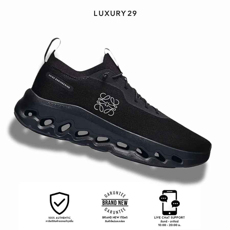 รองเท้า On x Loewe Cloudtilt sneaker All Black(W) (พร้อมส่ง)