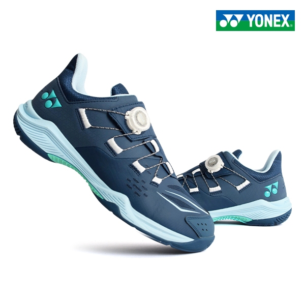 YONEX POWER CUSHION 88 DIAL 3 WIDE รองเท้าแบดมินตัน Yonex ระบบหมุน Dial หน้ากว้าง 4E Navy ของแท้