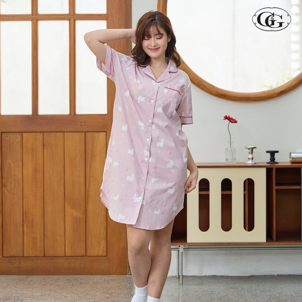 G&G قميص نوم قطن Alpaca — صورة 2