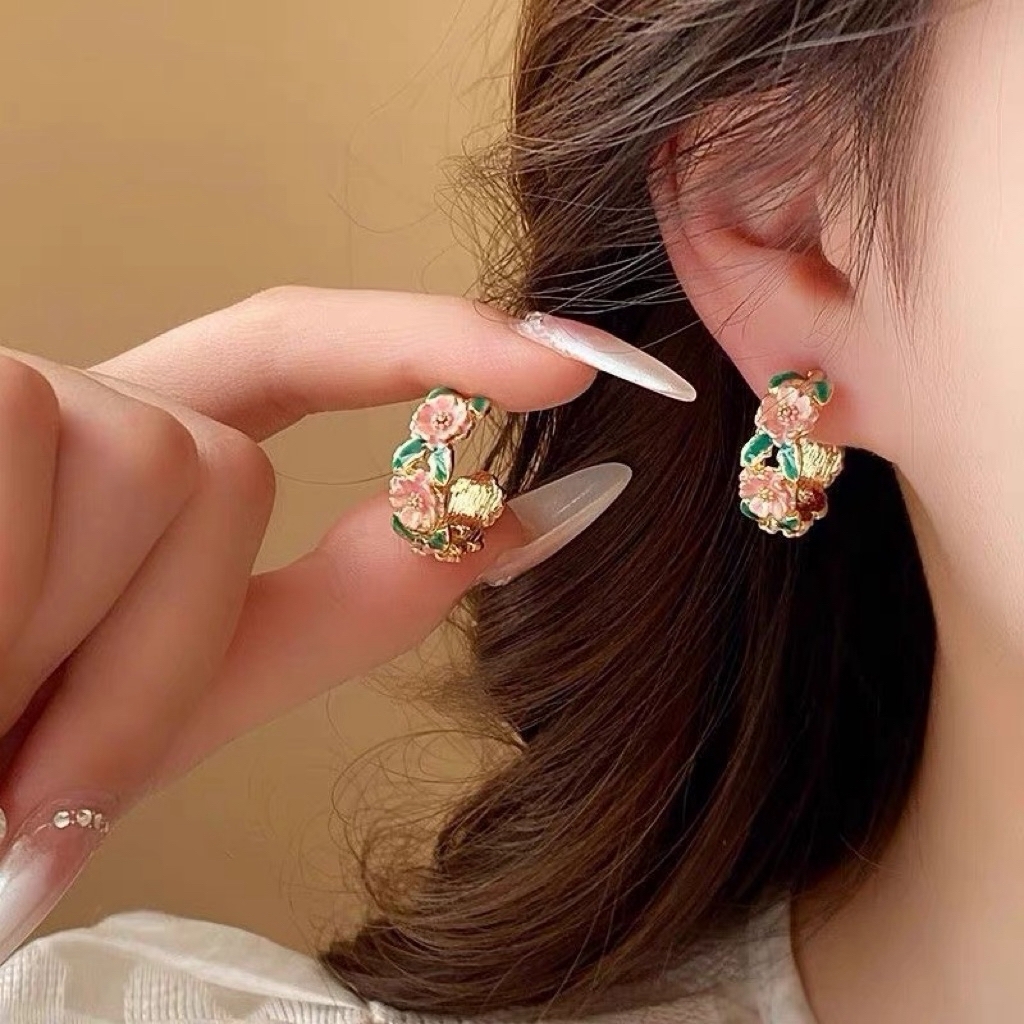 ต่างหู ดอกไม้สุดน่ารัก Sasa Earrings (รหัสER11)