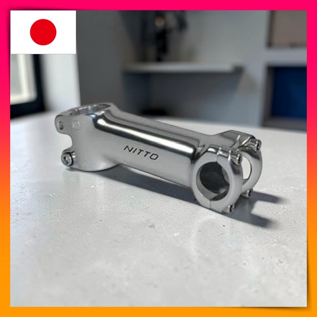 NITTO NJ89 EX Stem 80mm 25.4mm 28.6mm Silver Aluminum Bicycle Bike