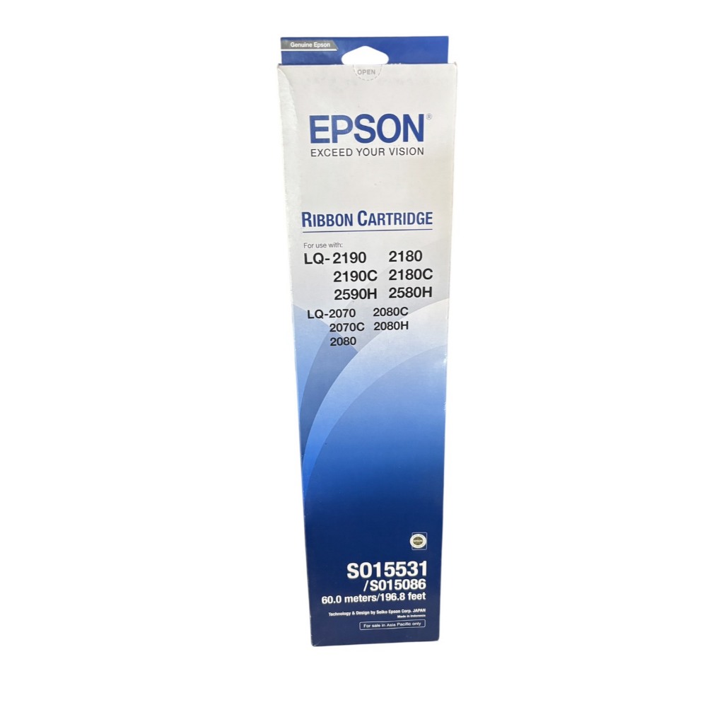 ผ้าหมึกEPSON LQ-2170 LQ-2180 LQ- 2190 LQ-2070 LQ-2080 LQ-2590 LQ-2580 ของเเท้100%