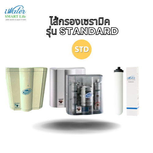 iWater / JAPIN (สินค้านำเข้า) ไส้กรองเซรามิค Ceramic Candle Filter (รุ่น Standard)