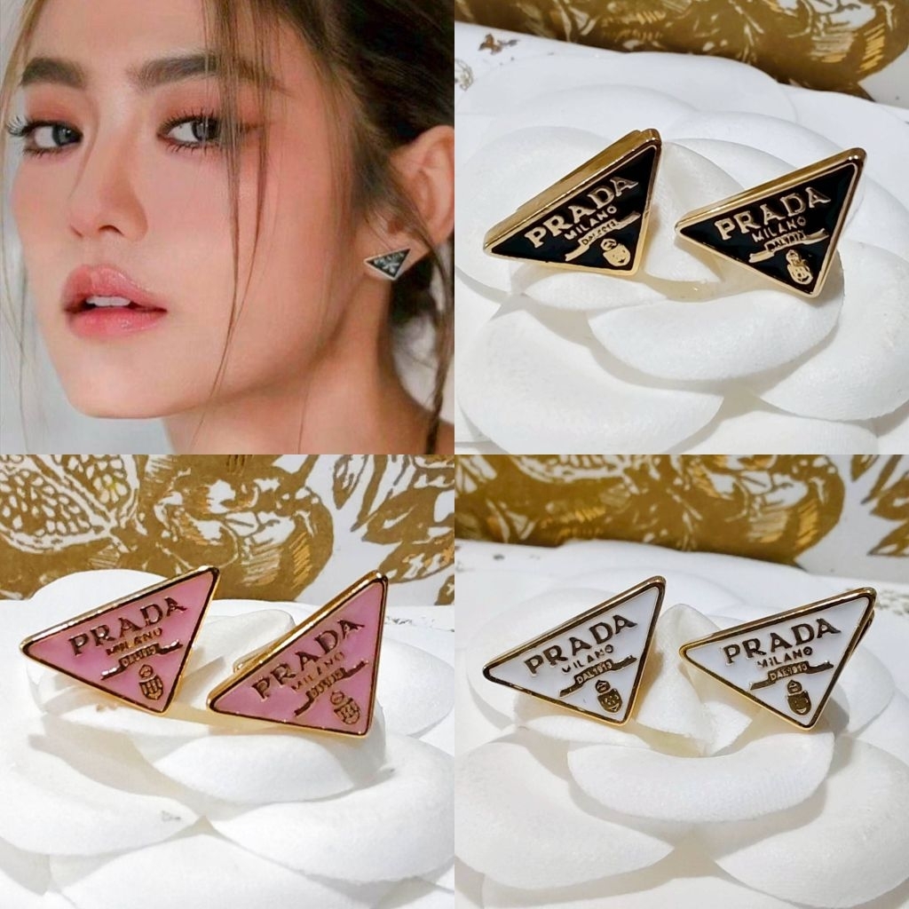 ต่างหู P งานสวย สินค้าพร้อมส่ง E844 E845 E963