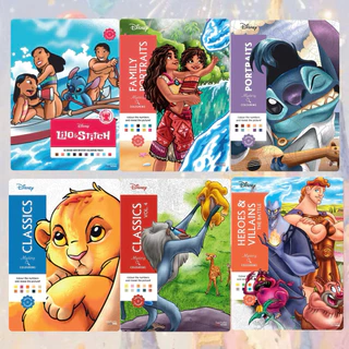 อัพเดทลายใหม่พร้อมส่ง✅ สมุดระบายสีตามตัวเลข ดิสนีย์ Disney mystery colouring book