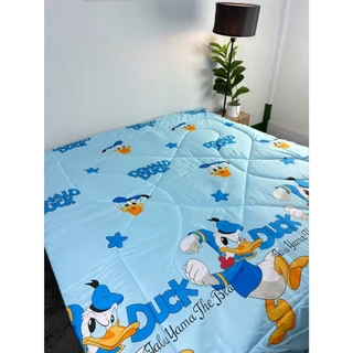 Aใหม่ ผ้าห่ม 6 ฟุต (180x200cm) ผ้าคอตตอน ใยสังเคราะห์คุณภาพดี นุ่มฟูสบาย ระบายอากาศดี ไม่ร้อน ไม่อับชื้น