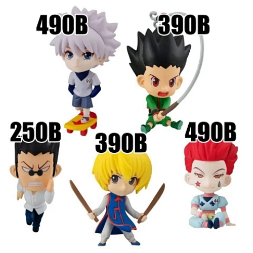 [ของแท้] [มือหนึ่ง] Hunter × Hunter Adverge Motion Gon Killua Kurapika Hisoka Leorio Figure Bandai