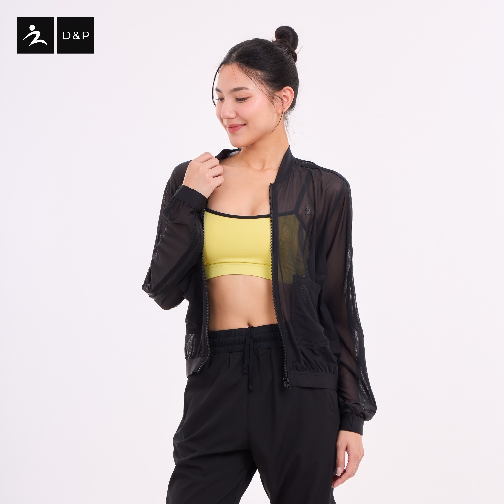 D&P Sport Jacket | D-5111 เสื้อแจ็คเก็ตมีฮู๊ด ออกกำลังกาย ระบายอากาศได้ดี