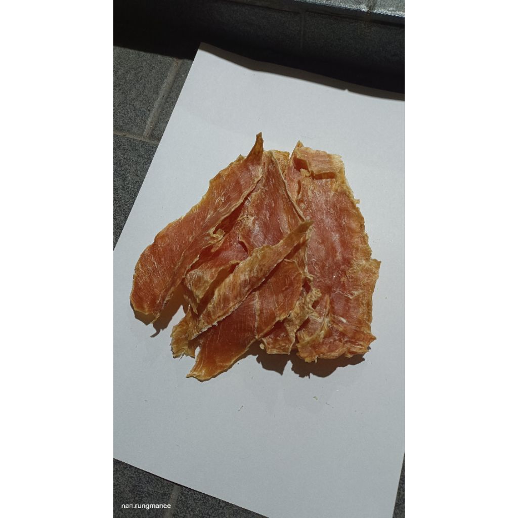 Snack dog สันในไก่อบแห้ง Organic💯%
