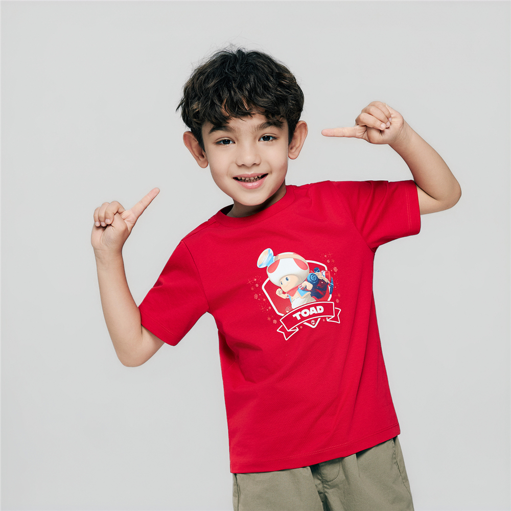 GIORDANO تيشيرت أطفال Super Mario — صورة 2